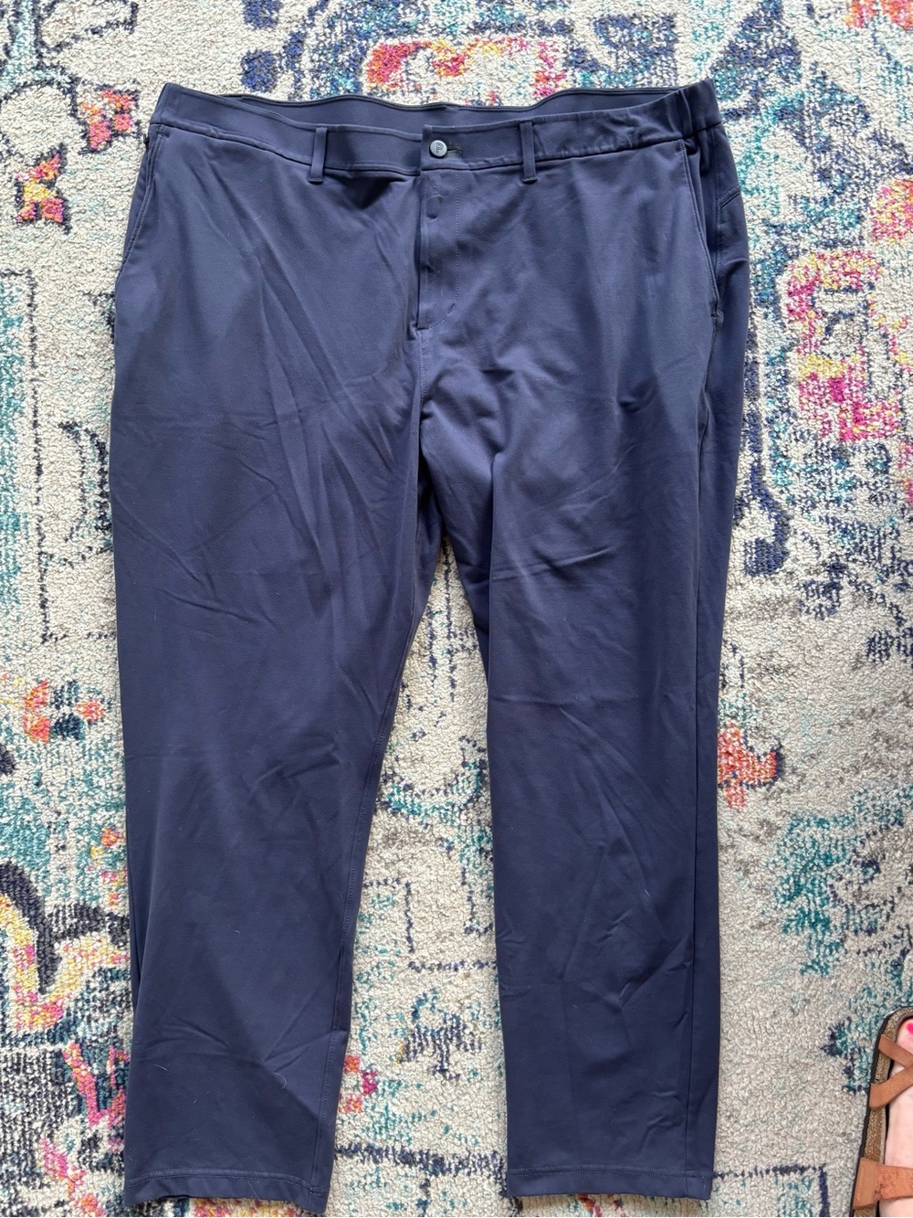 Public Rec Men's Navy/Gray Blue Workday Performance Tech Stretch Pants 44x30